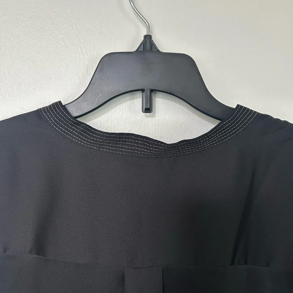 Ann Taylor Black Sleeveless Blouse - Picture 4 of 5